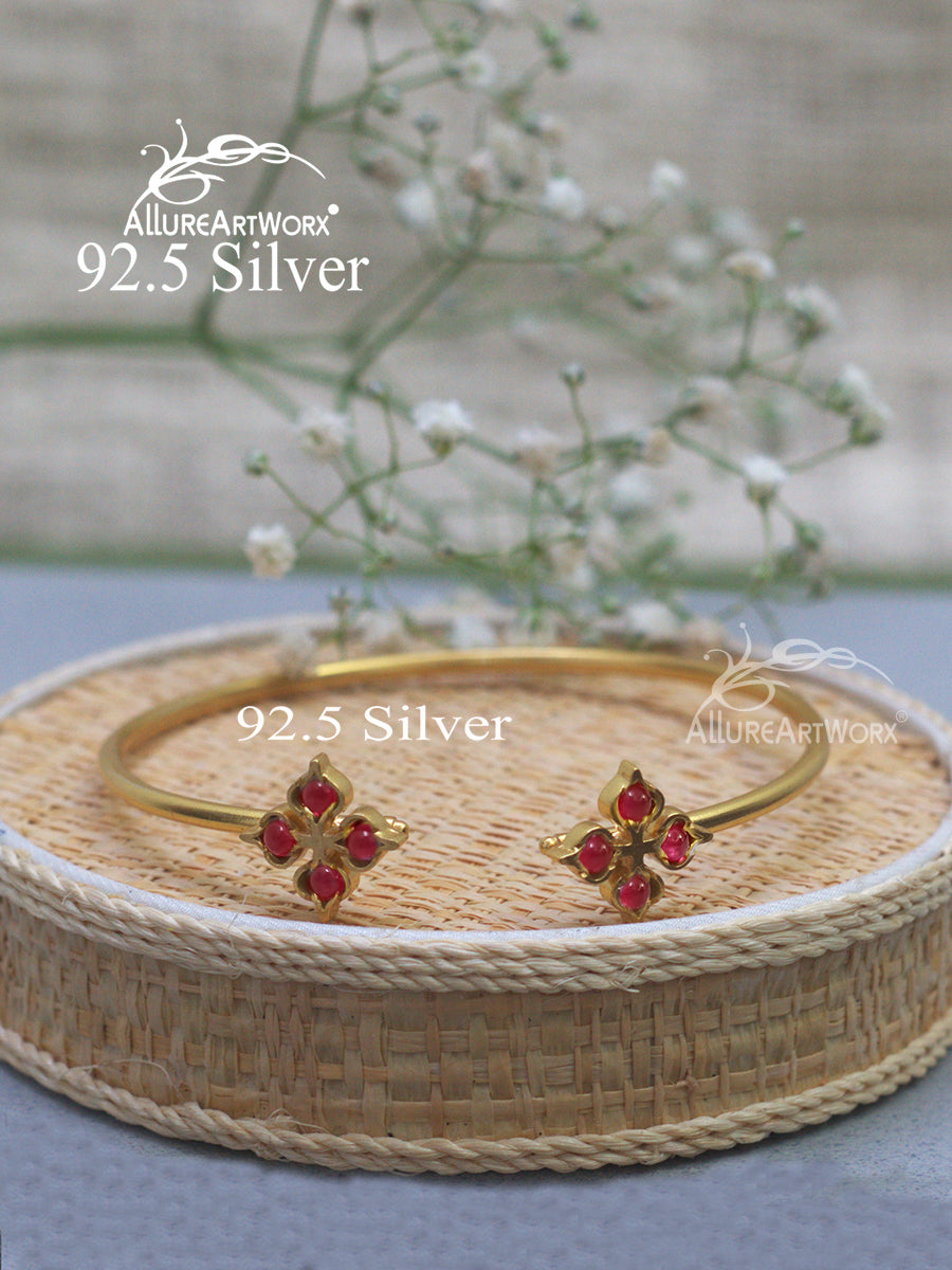 Carmine Silver Bracelet